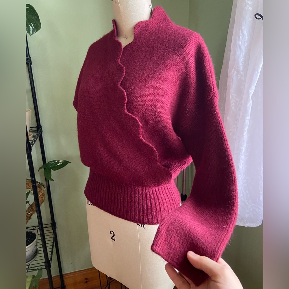 Miss Patina Reichenbach Jumper in burgundy